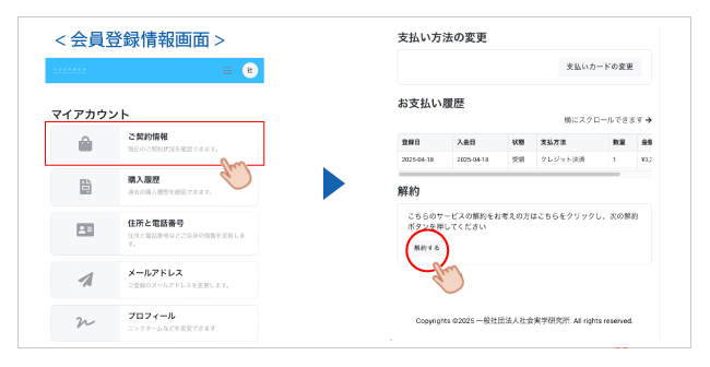 社会実学研究所オンラインサロン解約