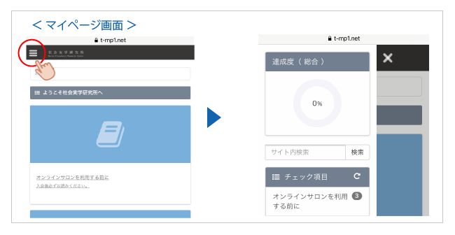 社会実学研究所オンラインサロン登録情報確認
